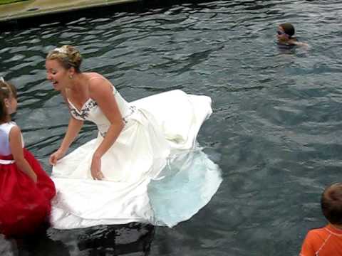 Wet wedding dress videos