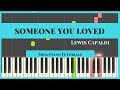 Someone You Loved - Lewis Capaldi Piano Cover Tuto