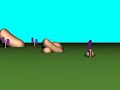 Marge Simpson anamorphosis