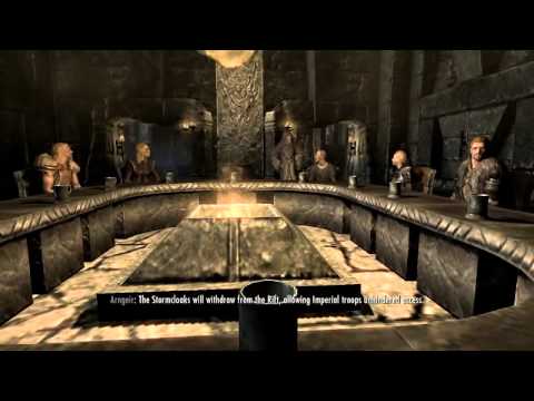 how to negotiate a truce in skyrim