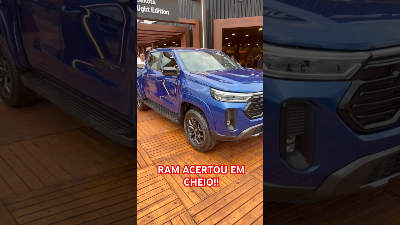 NOVA RAM DAKOTA NIGHT EDITION AZUL TEMPEST APRESENTADO NA AGRISHOW!!