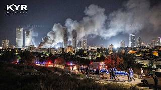 Tel Aviv devastada! Ataques de mísseis iranianos deixam Tel Aviv em tensão.