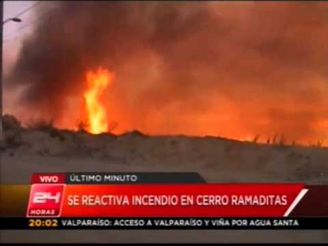 Mónica Pérez escapa jabonada de las llamas en incendio de Valparaíso