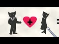 Cat + Rabbit = LOVE ?