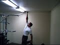 One handed pullups