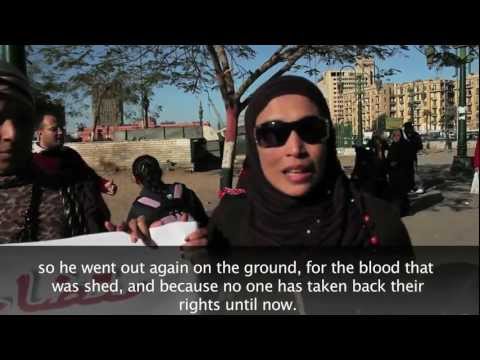 Tahrir trial - Family and supporters of dissident army officers Major Ahmed Shuman, Major Amr Metwally and Major Tamer Badr, who are to face trial on 11 Jan, gather in Cair...