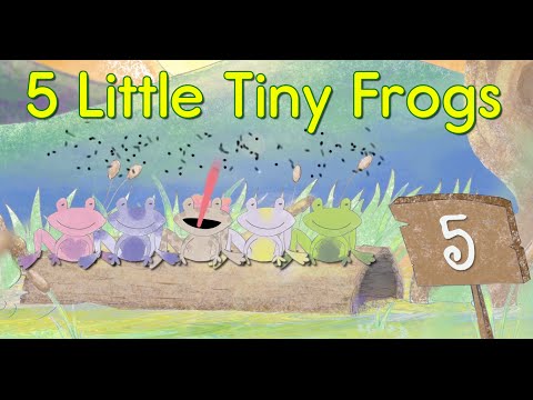 Five Little Tiny Frogs