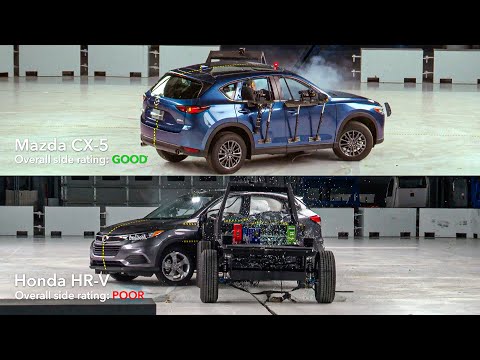 honda hr v vs mazda cx 5 crash test poor rating vs good rating