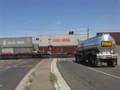 BNSF Stacktrain w/NS Catfish n DPU's,Daggett,CA