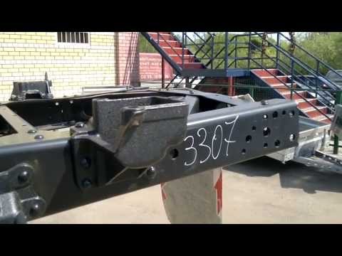 Где находится газ 3307 номер на раме