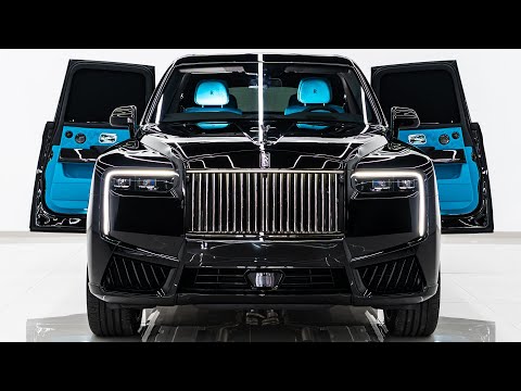 2025 Rolls Royce Cullinan Black Badge - Sound, Interior and Exterior Details