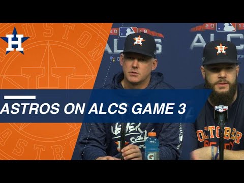 Video: ALCS Gm3: Hinch and Keuchel on Red Sox lineup