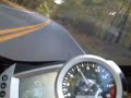 Triumph Daytona 675 Onboard fast through a State Park