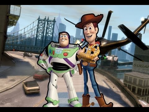 Grand Theft Toy Story (GTA 4 With Buzz and Woody Mods)