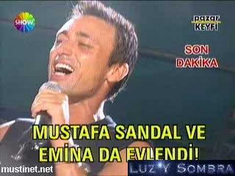 mustafa sandal emina jahovic evlendi