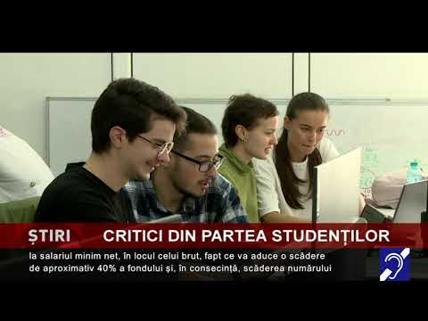 Critici din partea studenților
