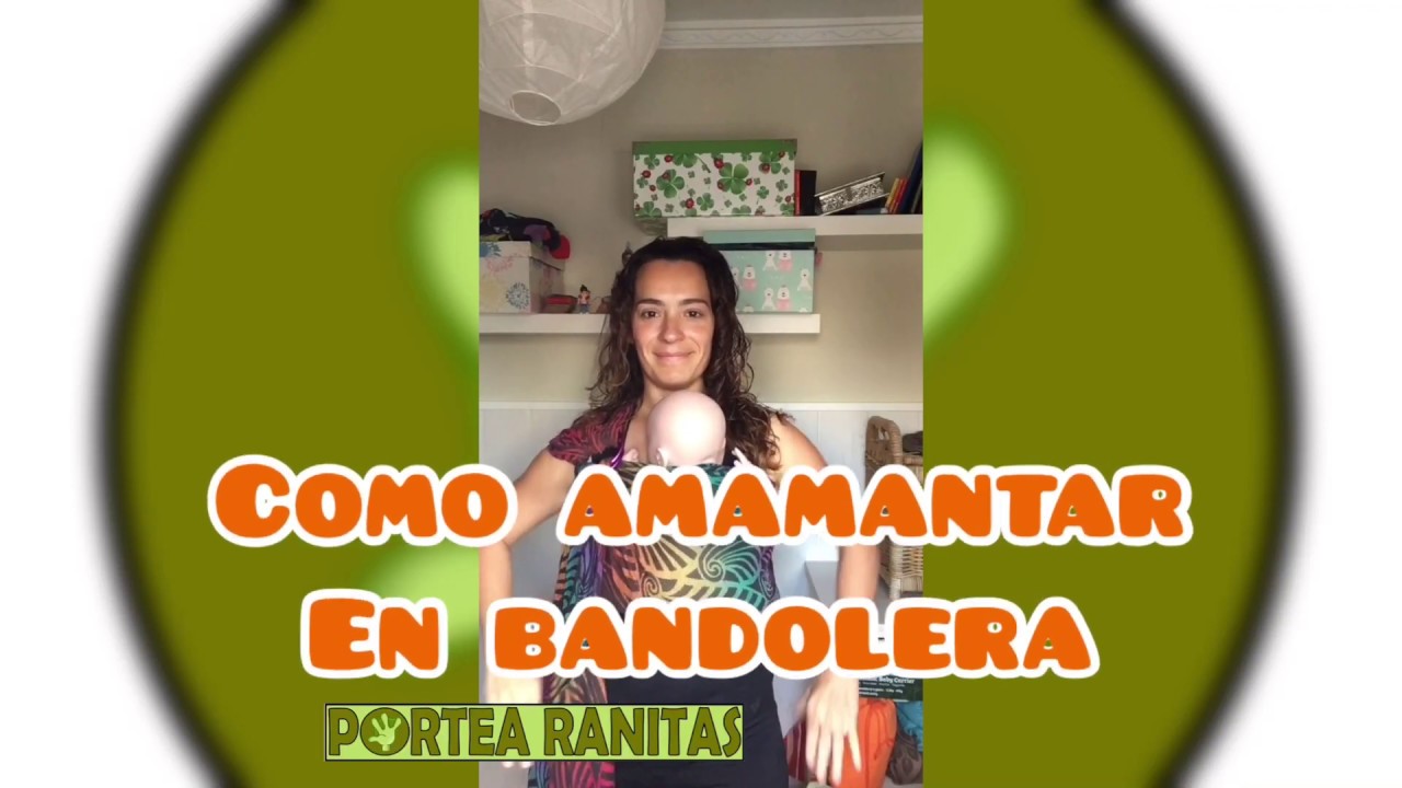 Como amamantar en Bandolera de Anillas