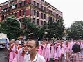 23rd Sept Hundreds of anti-government around Yangon