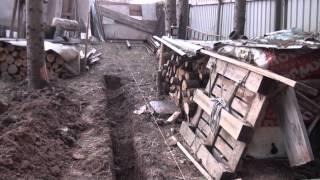 Определение перепада высот на участке с помощью построителя лазерных плоскостей ADA 5D Crosspoint