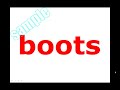 Teach your child to read e-flashcard  [ clothing ]