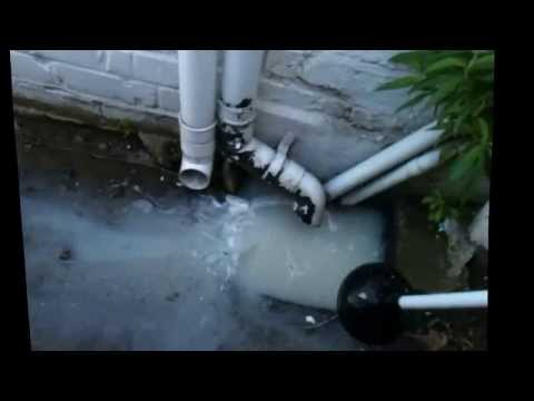 how to unclog outside drain