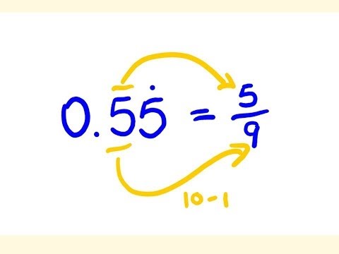how to change fractions to decimals