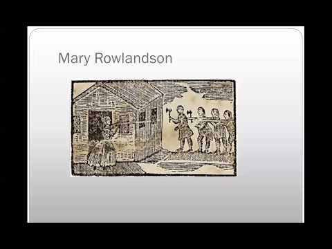Mary Rowlandson Captivity Narrative