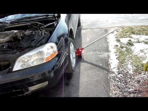 how to change oil acura cl