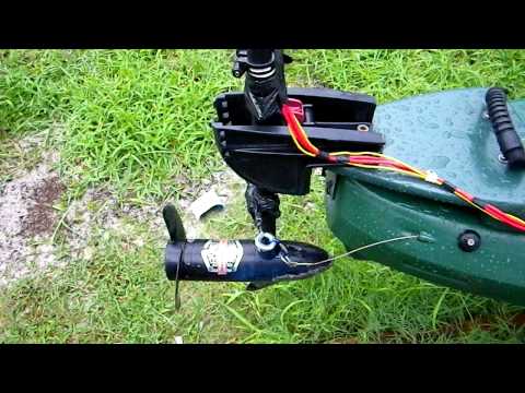 jerry rig kayak motor electric jet powered kayak stand n