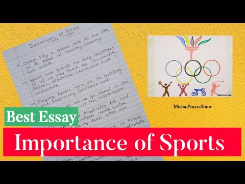 importance of sports in education essay pdf
