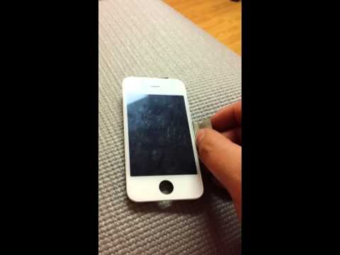 how to remove iphone 4 screen