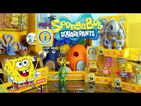 Play Doh Plankton Spongebob Squarepants Imaginext Playset Toys Super Unboxing - Disney Cars Toy Club