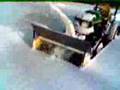 John Deere 4110 running a 47 snow blower