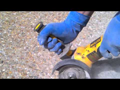 how to repair aggregate driveway crack