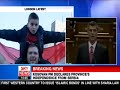 Ralf Gjoni comments Kosova's independence live on Sky News