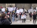 Manifestation à Ottawa, Canada, le 15 Mai 2011