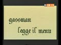 Vittorio Gassman - Gassman legge il menù