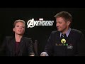 (BlackTree TV - Los Angeles) BlackTree TV sat down with the Black Widow and Hawkeye, known outside the comic-con world as Scarlett Johansson and Jeremy Renner to talk about their new movie The Avengers. For both actors, this marks their second appearance in the series, with Jeremy making a blink of the eye appearance in Thor and Scarlett being introduced to us as the indelible sexy Russian spy Natasha Romanoff in Iron Man 2. We sat down to talk about all the work that had to go on behind the scenes to bring The Avengers to life. SHIELD Agent Natasha Romanoff, aka Black Widow (Scarlett Johansson), is one of the world's greatest spies and quite possibly the world's most skilled assassin. Armed with an extensive arsenal of specialized weapons like widow stings and cluster bombs, as well as a vast repertoire of martial arts skills, Romanoff's unique talents make her one of Director Fury's top agents and an integral part in assembling The Avengers. Scarlett Johansson on Black Widow: 