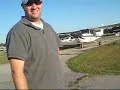 Baran's first solo flight