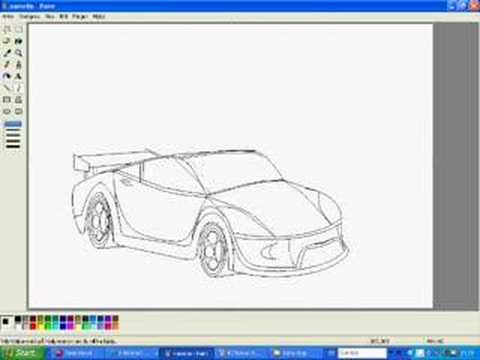 how to draw nissan 350z