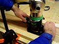 Cutting dadoes for shelves using a router Cutting dadoes for shelves using a router