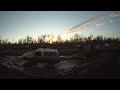 BLAZER 4x4 MUD TRUCK on Tractor Tires STUCK IN RUTS - Red River Mud Bog!!