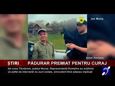 Pădurar premiat pentru curaj