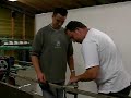 Fackelbau 2008: Schlossermeister bei der Arbeit