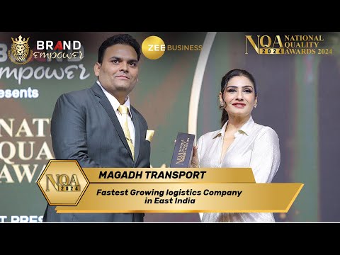 Magadh Transport Featured on Zee Business as winner of National Quality Awards 2024