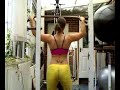 woman spreads them wide