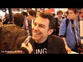 philippe vandel pr�sente le livre : les pourquoi en images, au salon du livre de paris.