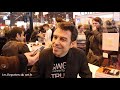 philippe vandel pr�sente le livre : les pourquoi en images, au salon du livre de paris.