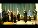 during the april 2008 reno jazz festival at university of reno, nevada, the csusb vocal jazz, au privave sing their first song, detour ahead composed by herb ellis, john frigo, lou carter and arrangment by paris rutherford.