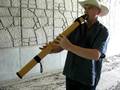 Native American Flute in a Tunnel, 2 (2 of 4) F# Contrabass